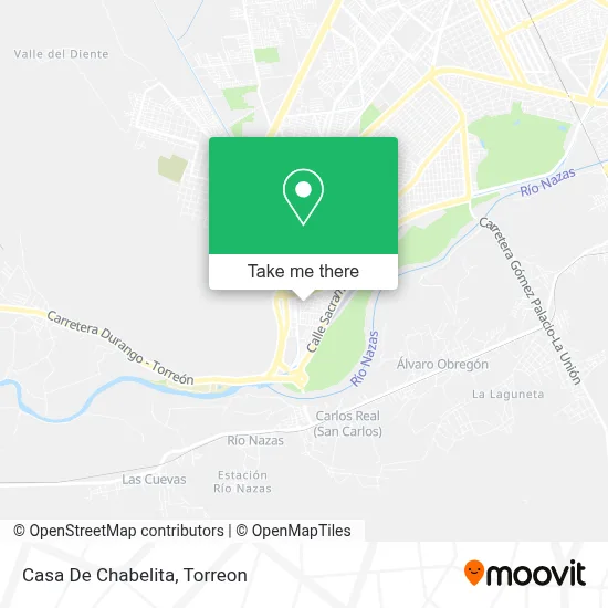 Casa De Chabelita map