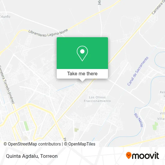 Quinta Agdalu map