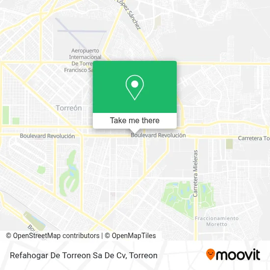 Refahogar De Torreon Sa De Cv map