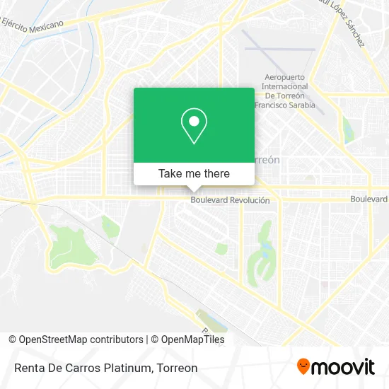 Renta De Carros Platinum map