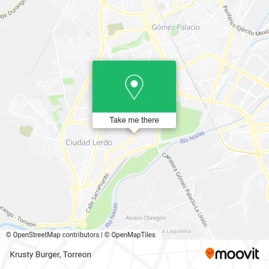 Krusty Burger map