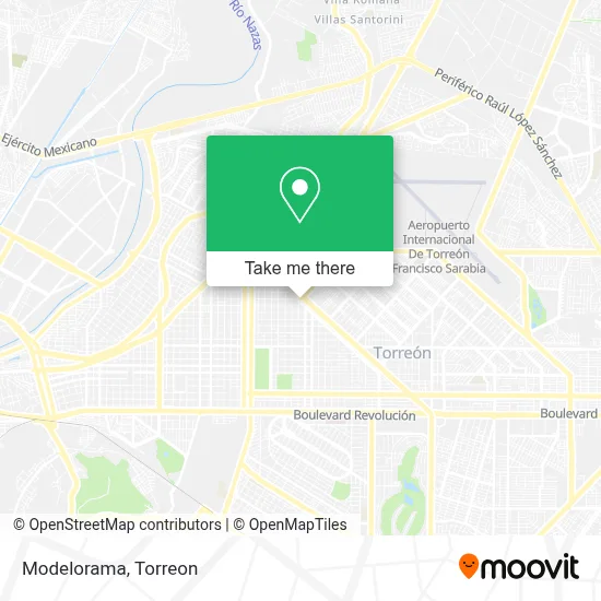 Modelorama map