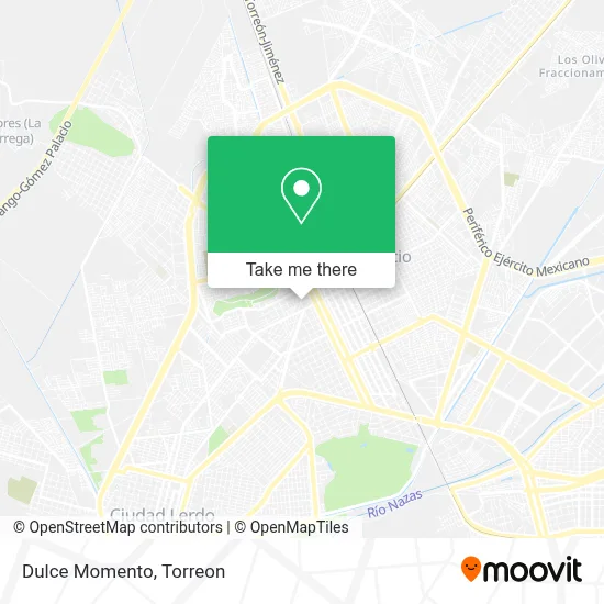 Dulce Momento map