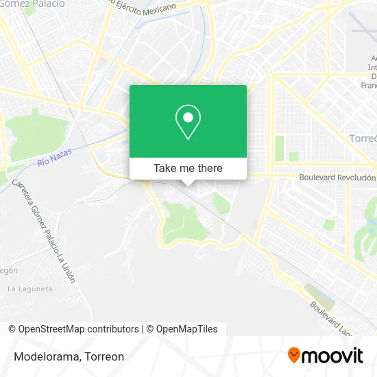 Modelorama map