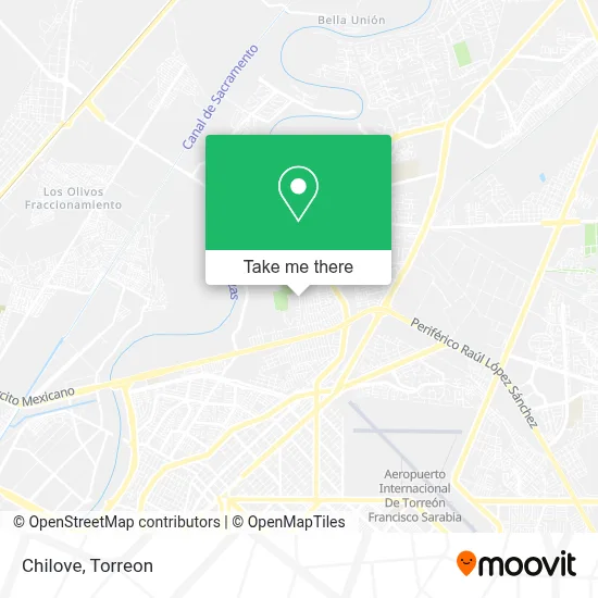 Chilove map