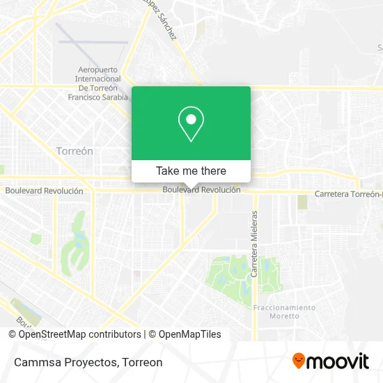 Cammsa Proyectos map