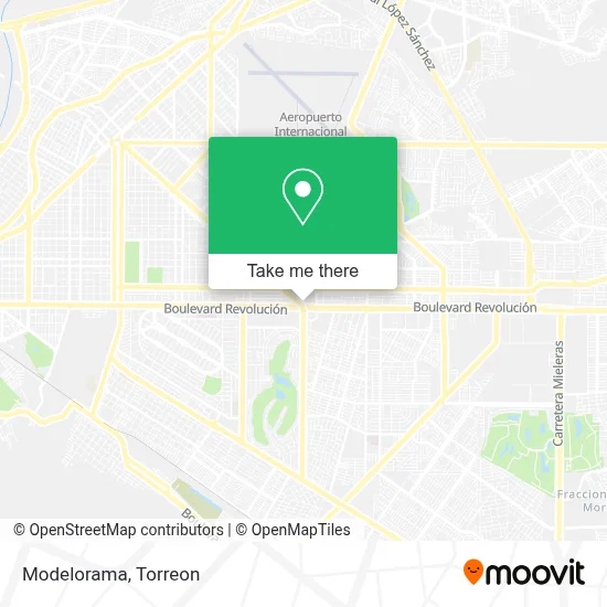 Modelorama map