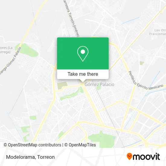 Modelorama map