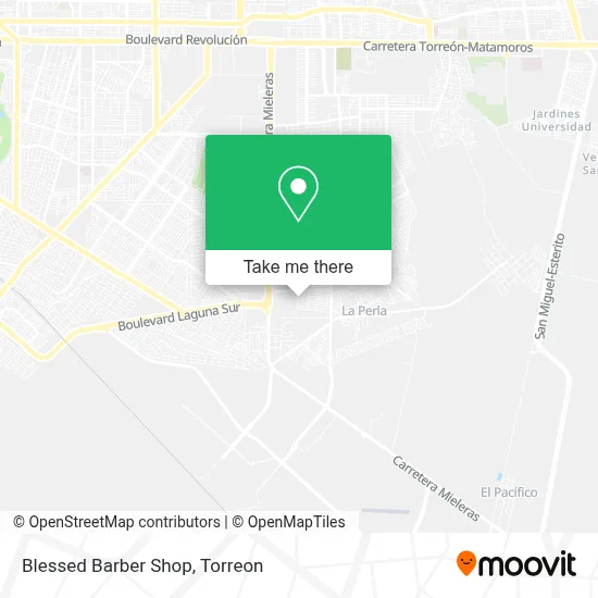 Blessed Barber Shop map