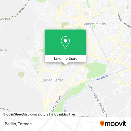 Berilio map