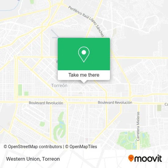 Western Union map