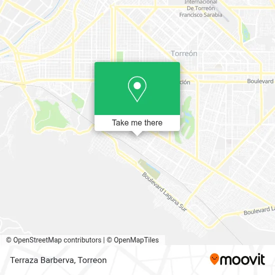 Terraza Barberva map