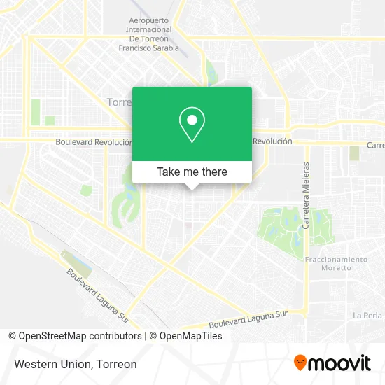 Western Union map