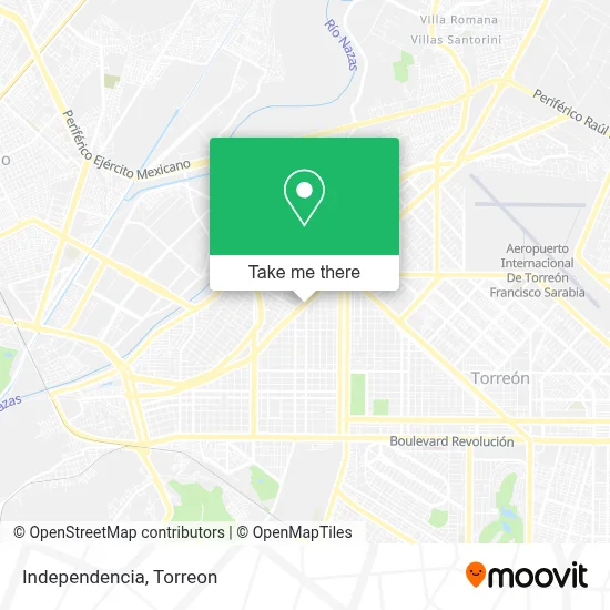 Independencia map
