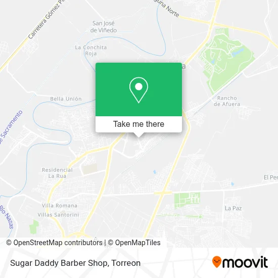 Sugar Daddy Barber Shop map
