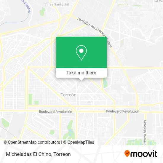 Micheladas El Chino map