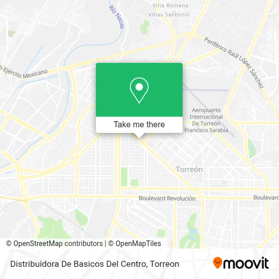 Distribuidora De Basicos Del Centro map