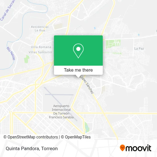 Quinta Pandora map