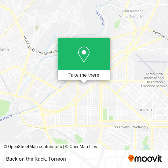 Back on the Rack map