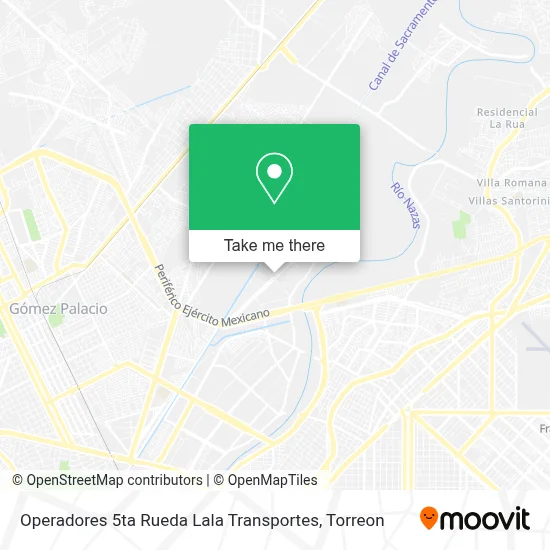 Operadores 5ta Rueda Lala Transportes map