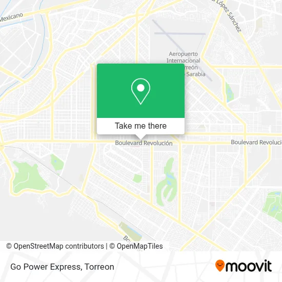 Go Power Express map