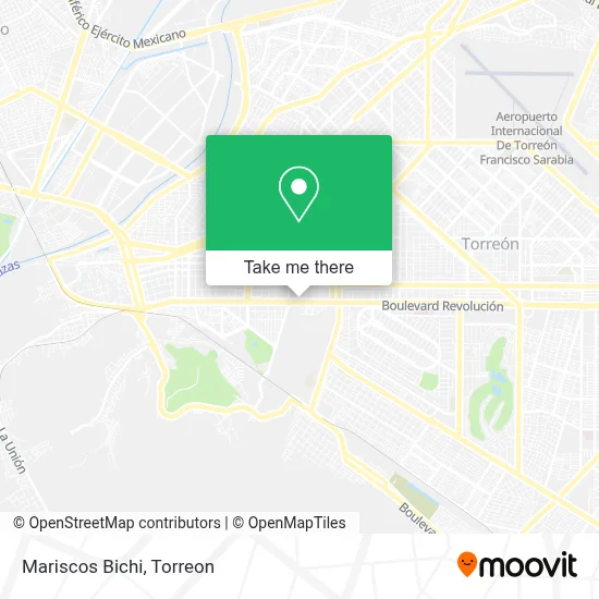 Mariscos Bichi map