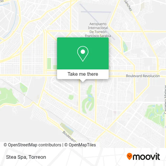 Stea Spa map