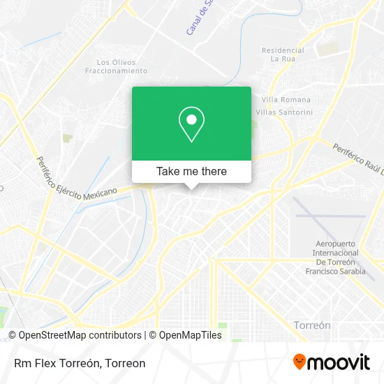 Rm Flex Torreón map