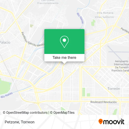 Petzone map