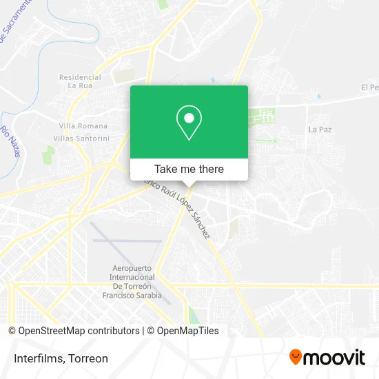 Interfilms map