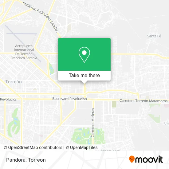 Pandora map