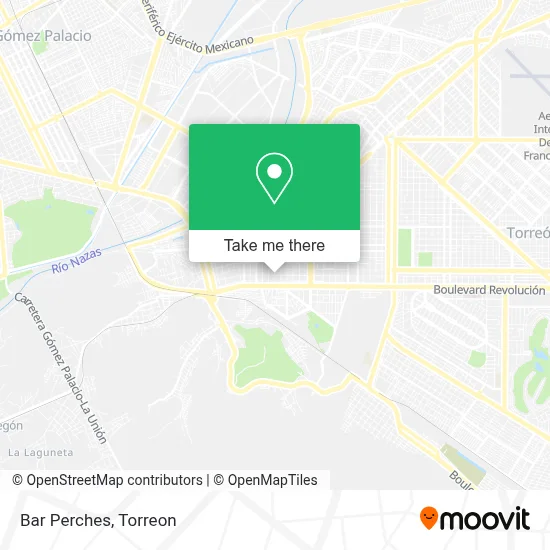 Bar Perches map