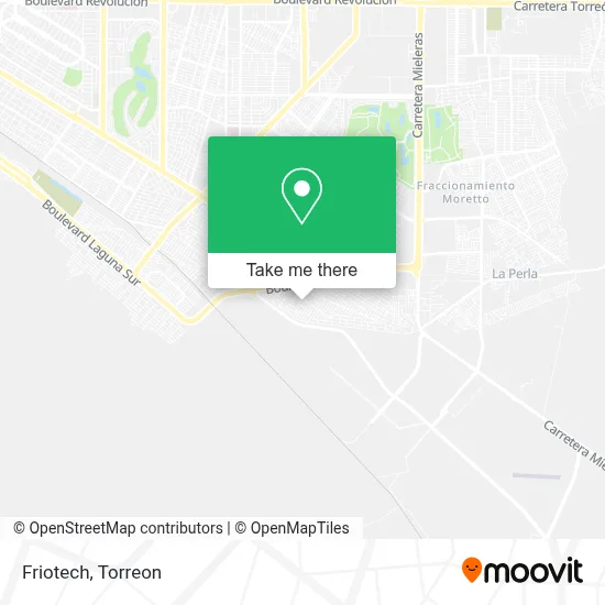 Friotech map