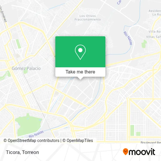 Ticora map