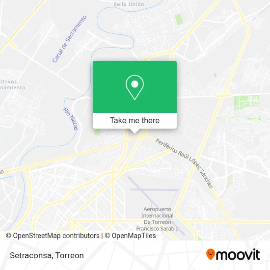 Setraconsa map