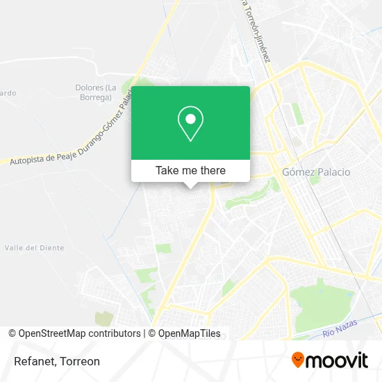 Refanet map