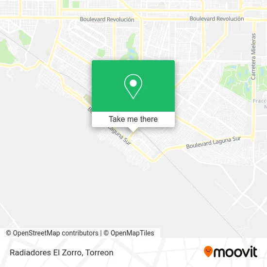 Radiadores El Zorro map