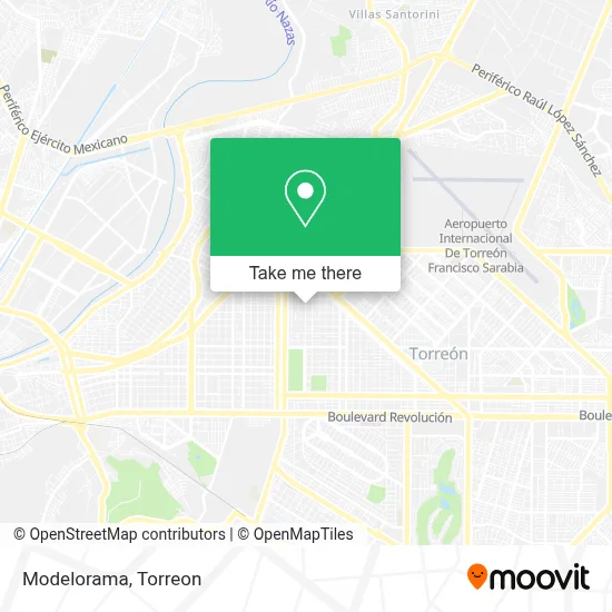Modelorama map