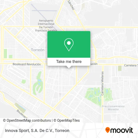 Innova Sport, S.A. De C.V. map
