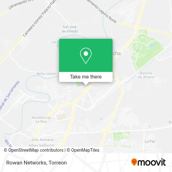 Rowan Networks map