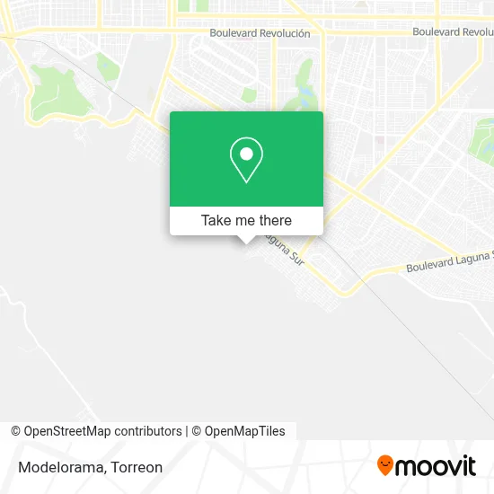 Modelorama map
