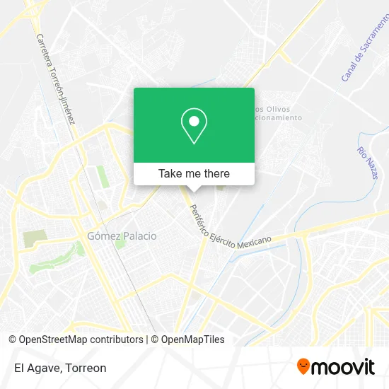 El Agave map