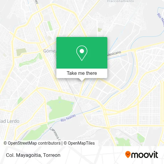 Col. Mayagoitia map