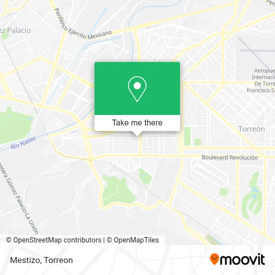 Mestizo map
