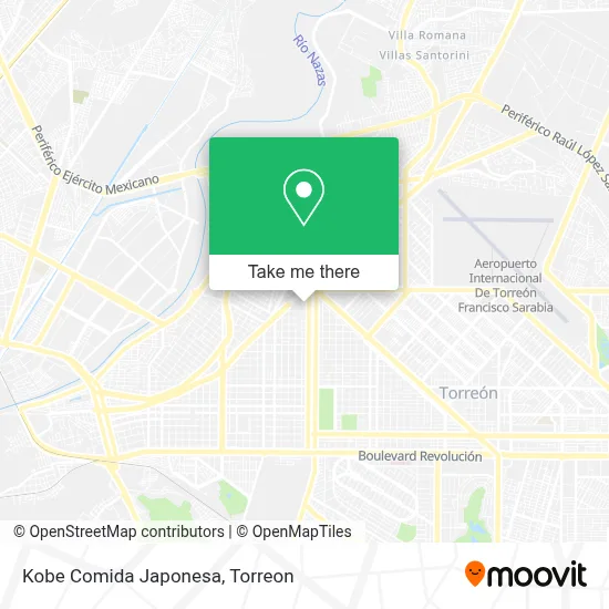Kobe Comida Japonesa map