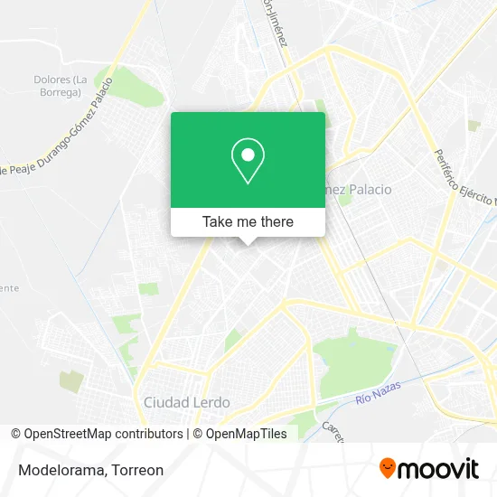 Modelorama map