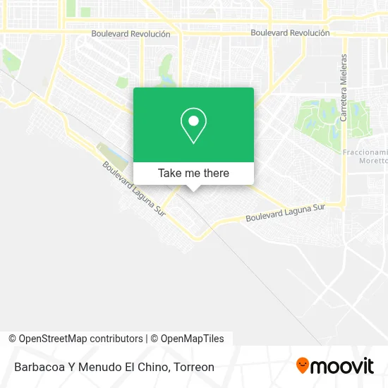 Barbacoa Y Menudo El Chino map