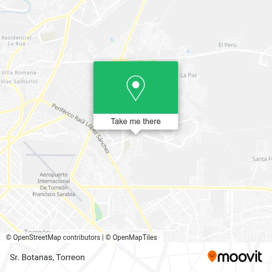 Sr. Botanas map