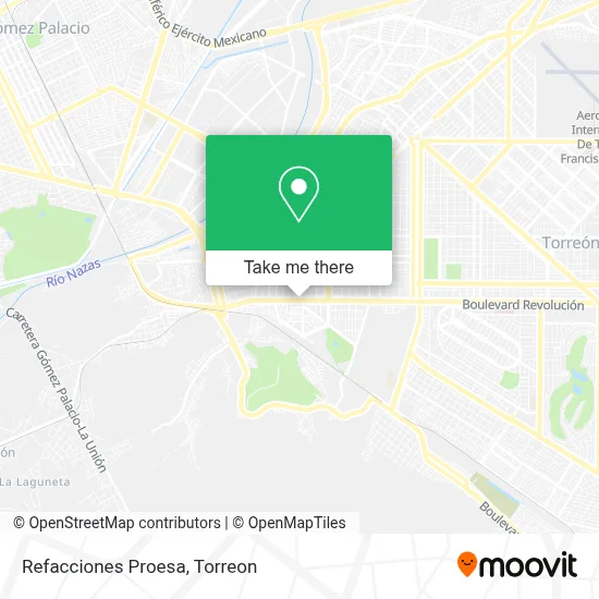 Refacciones Proesa map