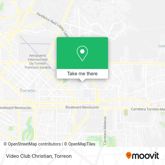 Video Club Christian map